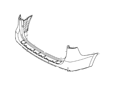 Kia 86610A9520 Rear Bumper Cover