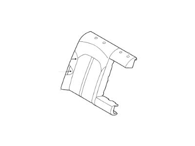 Kia 89470A8510HE4 Rear Seat Back Covering, Right
