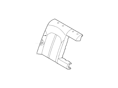 Kia 89470A8510HEF Rear Seat Back Covering, Right