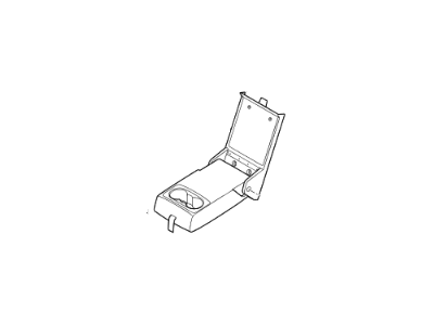 Kia 89900A8510HE4 Rear Seat Back Armrest Assembly