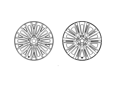 Kia 529103R770 Wheel Assembly-Aluminum