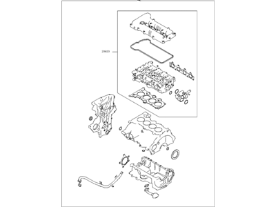 2011 Kia Soul Cylinder Head Gasket - 209102BB00