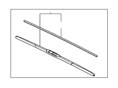 Kia 983502J000 Driver Windshield Wiper Blade Assembly