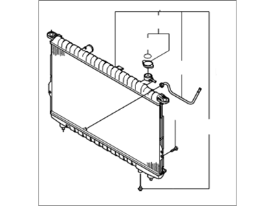 Kia 253103F600 Radiator Assembly