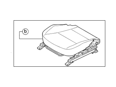 Kia 882003RBF0GXT Cushion Assembly(W/O Track