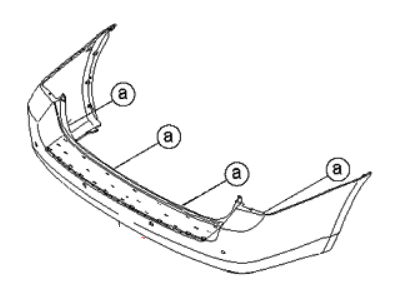 2012 Kia Sedona Bumper - 866114D001