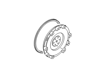 2007 Kia Spectra SX Flywheel Ring Gear - 2321221000