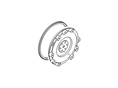 2014 Kia Rio Flywheel Ring Gear - 2321221000