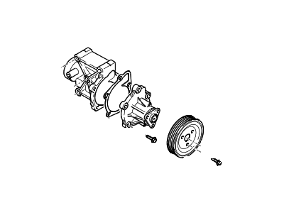 2009 Kia Sorento Water Pump - 251002G510