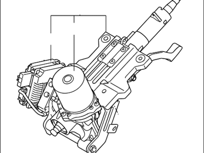 Kia 563103R561 Column Assembly-Upper