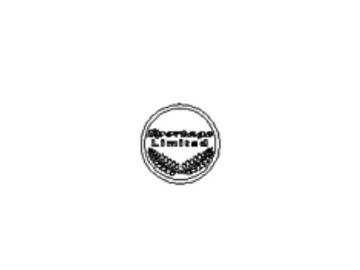 Kia UP01L51741 Badge-SPG Ltd