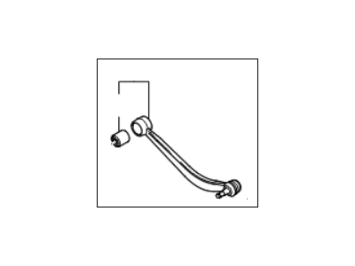 Kia 552404D000 Arm Assembly-Rear Upper RH