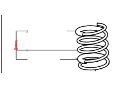 2009 Kia Sedona Coil Springs - 553504D250