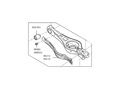 2020 Kia Cadenza Control Arm - 55220F6300