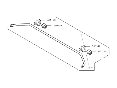 Kia Cadenza Sway Bar Kit - 55500F6000