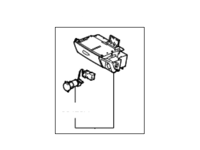 Kia 845502J100WK Ash Tray Assembly-Front