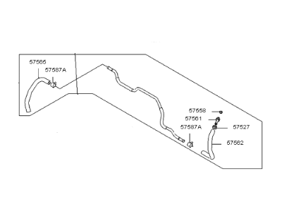 2010 Kia Sportage Power Steering Hose - 575402E001