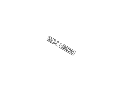 Kia 863161U500 Ex G.D.I Emblem