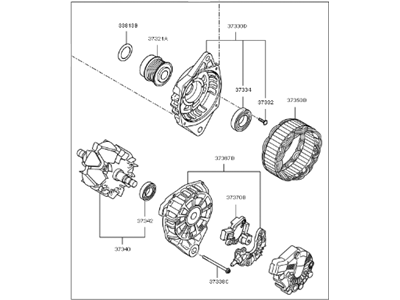 Kia 373002B150 Generator Assembly