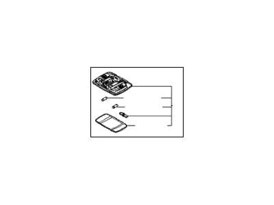 Kia 928503E500FC Lamp Assembly-Room