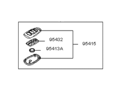 Kia Optima Car Key - 954302G201