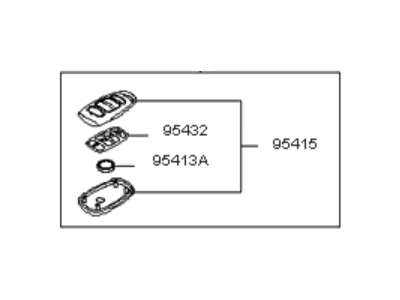 Kia 954302G201 Transmitter Assembly