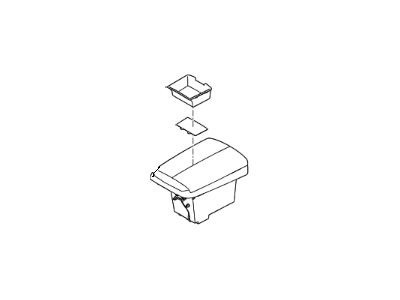 Kia 846603T000KCN Console Armrest Assembly