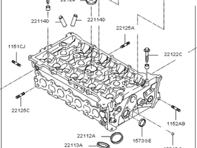 Kia 414Z42GH00 Head Assembly-Cylinder