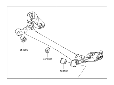 Kia Axle Beam - 551002K401