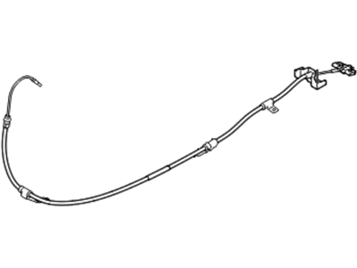 Kia Optima Hybrid Parking Brake Cable - 597502T400