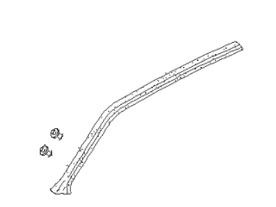 1998 Kia Sportage Door Seal - 0K01858770A