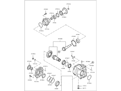 Kia 473003B630 Transfer Assembly