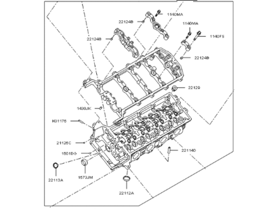 Kia 5K0153FU00 Head Sub Assembly-Cylinder