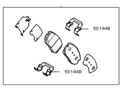 Kia 581012GA01