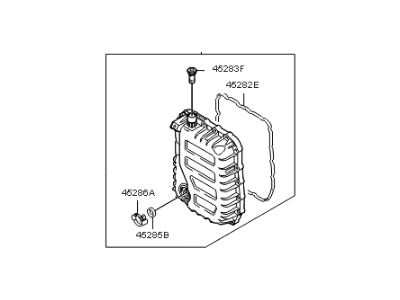 Kia 452803B001 Cover-Valve Body