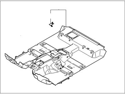 Kia 842703E541WK Carpet Assembly-Floor