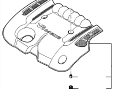 2010 Kia Rondo Engine Cover - 292403E660