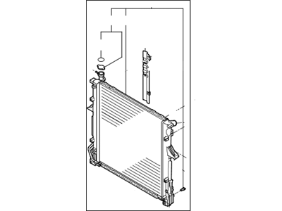 2009 Kia Borrego Radiator - 253102J201