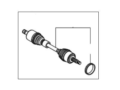 Kia 495012G511 Joint Assembly-Cv LH