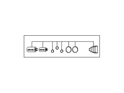 Kia 495942G502 Boot Set-Out Joint