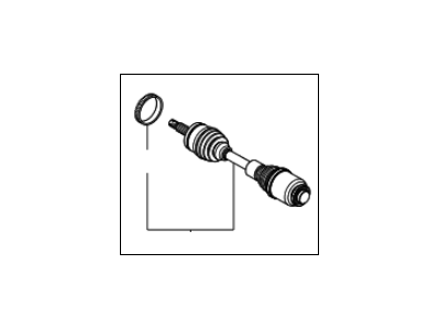 Kia 495002G301 Joint Assembly-Cv RH