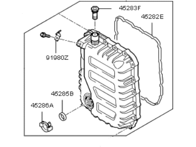 Kia 452803B821 Cover-Valve Body