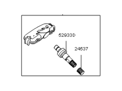 Kia 529332S510 Tire Pressure Monitoring Sensor