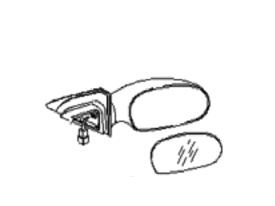 Kia Sephia Car Mirror - 0K2AC69120XX