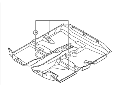 Kia 842601M531WK Carpet Assembly-Floor