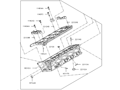 Kia 5K1053FU00 HEAD SUB ASSY-CYLIND