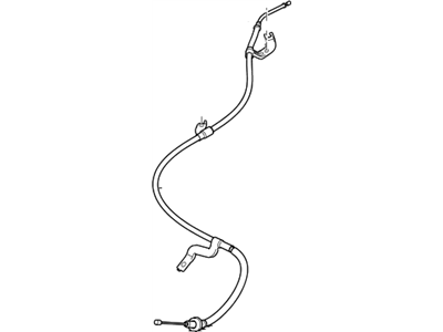 Kia Rio Parking Brake Cable - 597701W300