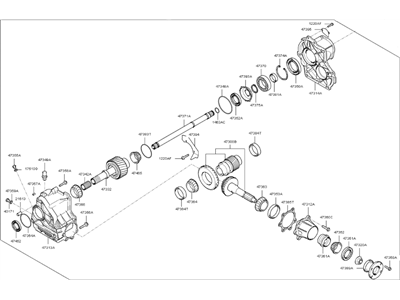 2008 Kia Sportage Transfer Case - 4730039200