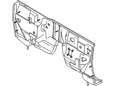 1998 Kia Sportage Dash Panels - 0K08B53400
