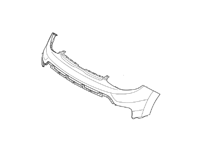 Kia 86511B2800 Front Bumper Upper Cover